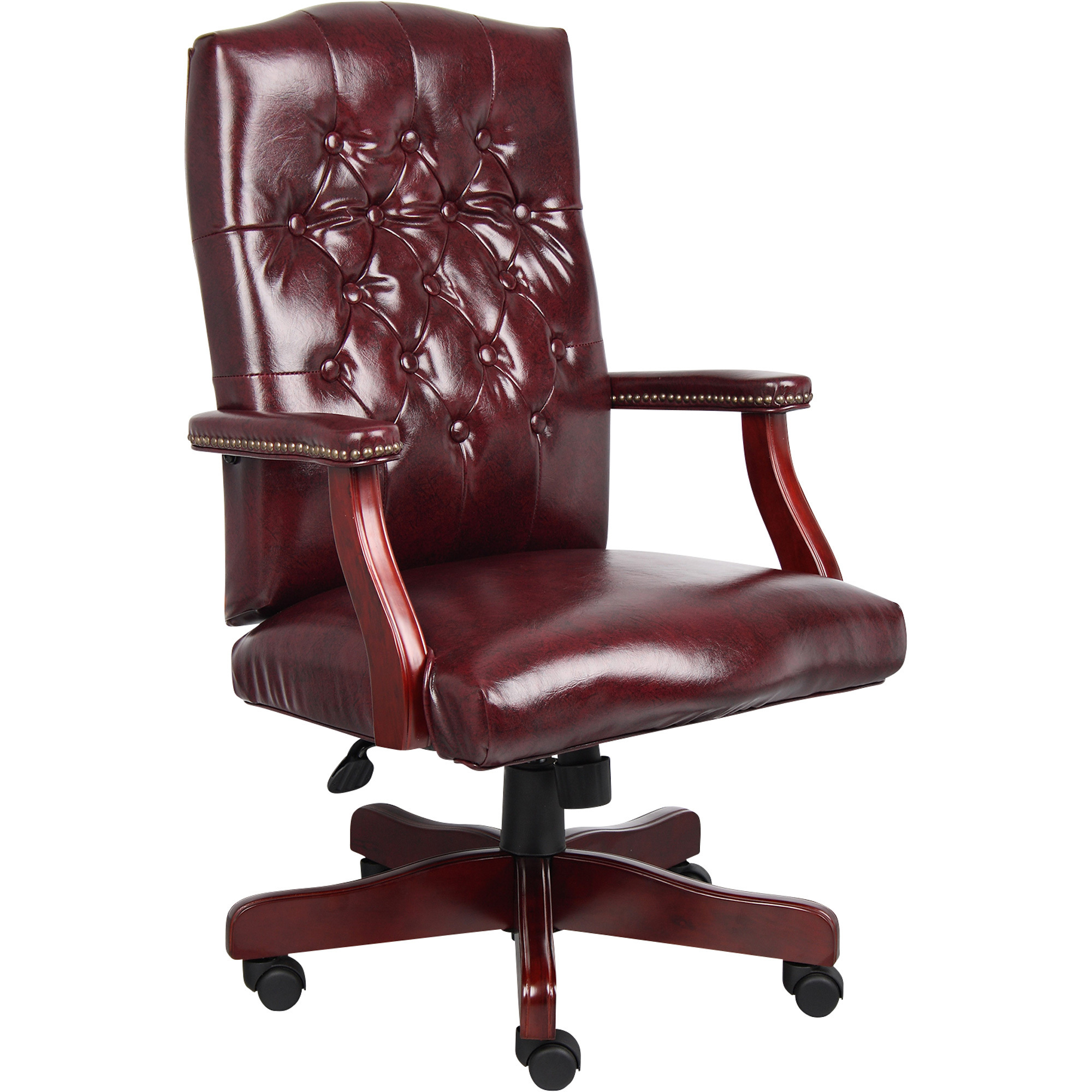 Norstar BOSS Classic Executive Chair, Oxblood, Model# B905-BY
